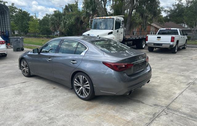 INFINITI Q50 LUXE 2018 gray  gas JN1EV7AP4JM355648 photo #4