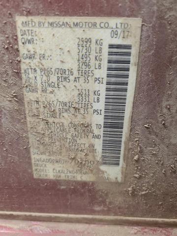 2018 NISSAN FRONTIER S 1N6AD0ER6JN707007