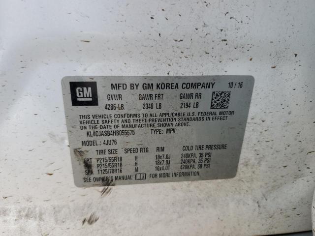 2017 BUICK ENCORE PRE KL4CJASB4HB055575