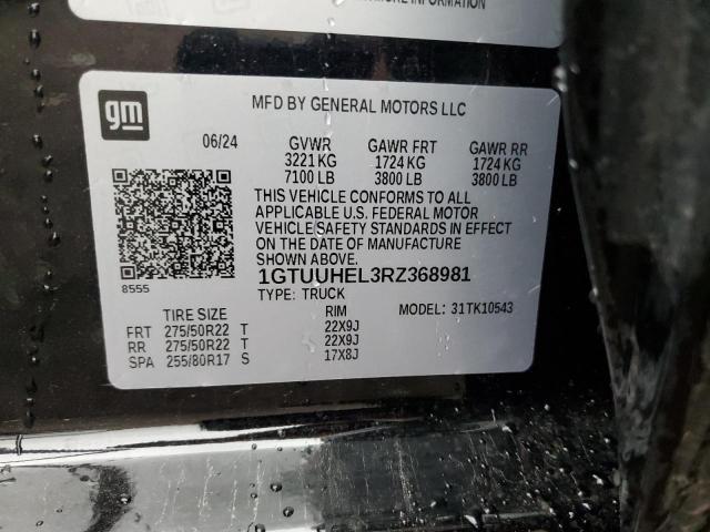 2024 GMC SIERRA K15 - 1GTUUHEL3RZ368981