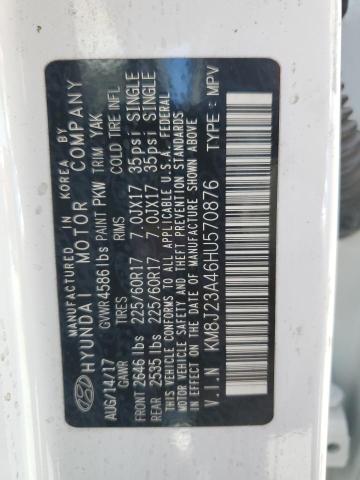 2017 HYUNDAI TUCSON SE - KM8J23A46HU570876