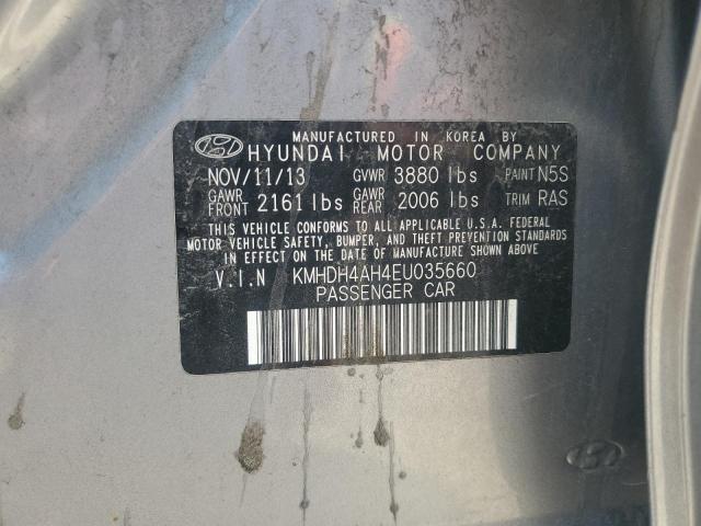 KMHDH4AH4EU035660 2014 HYUNDAI ELANTRA