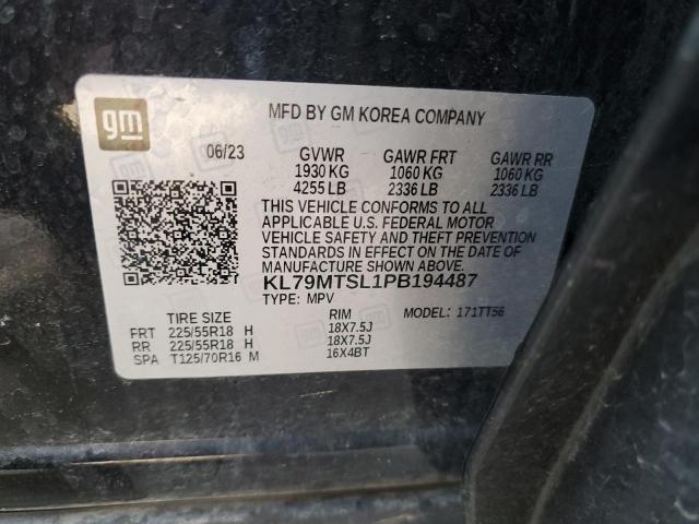 2023 CHEVROLET TRAILBLAZE KL79MTSL1PB194487