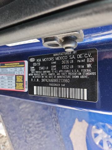 2019 KIA RIO S 3KPA24ABXKE213960