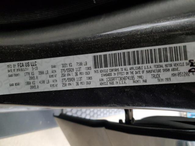 2019 RAM 1500 BIG H - 1C6SRFFT3KN874195