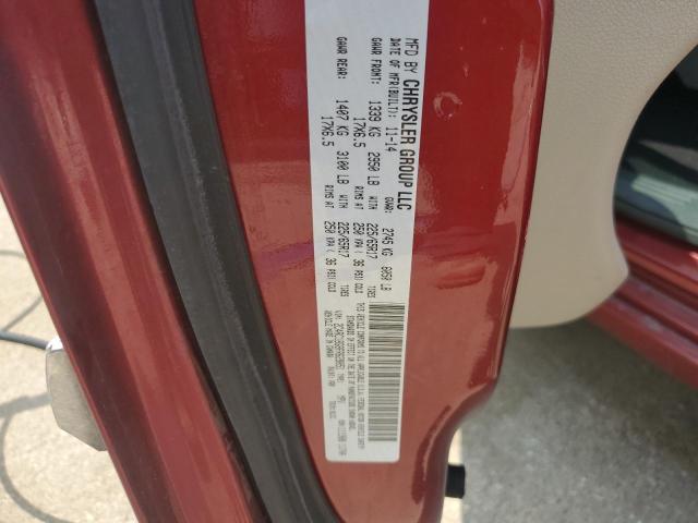 2015 CHRYSLER TOWN & COU 2C4RC1BG8FR629051