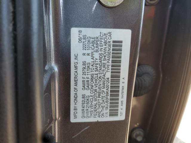 2019 ACURA TLX TECHNO 19UUB3F69KA001204