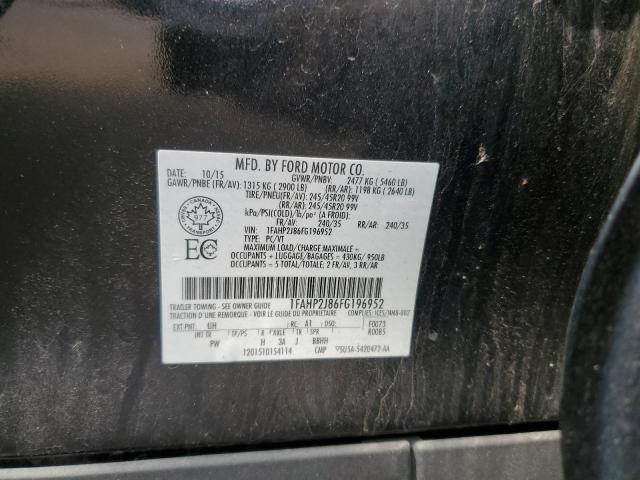 2015 FORD TAURUS LIM - 1FAHP2J86FG196952