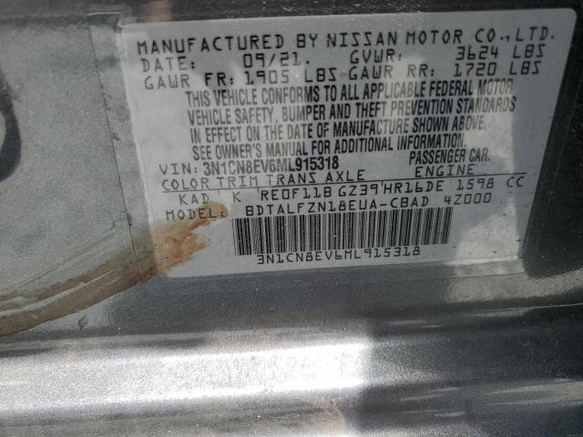 2021 NISSAN VERSA SV - 3N1CN8EV6ML915318