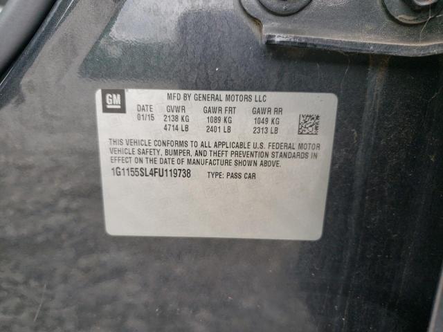 2015 CHEVROLET IMPALA LTZ 1G1155SL4FU119738