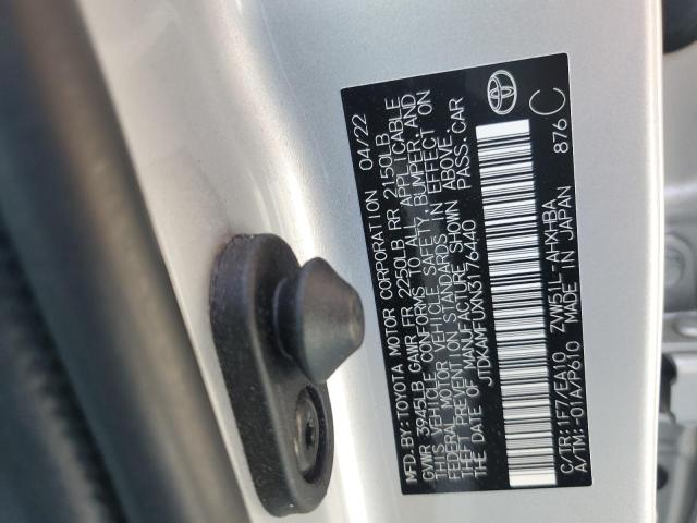 2022 TOYOTA PRIUS NIGH JTDKAMFUXN3176440