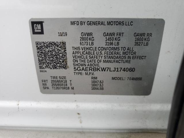 2020 BUICK ENCLAVE ES 5GAERBKW7LJ174060