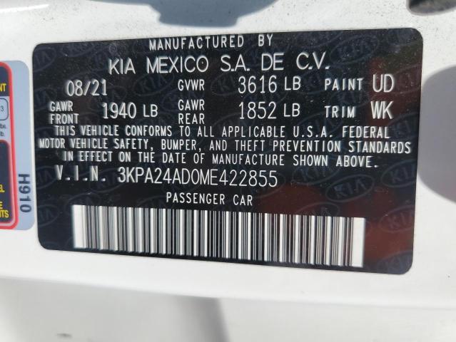 2021 KIA RIO LX - 3KPA24AD0ME422855
