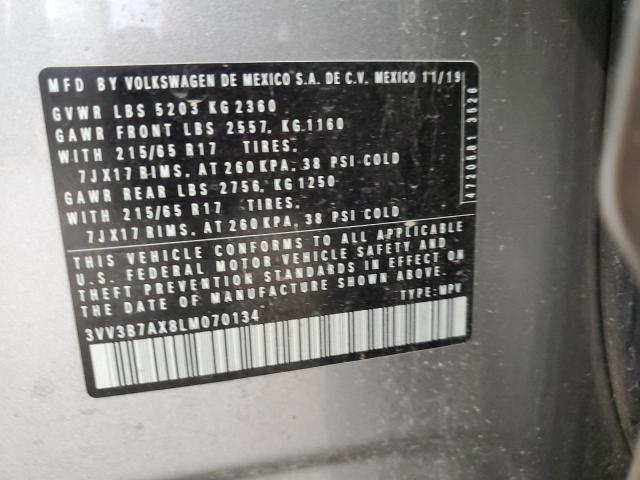 2020 VOLKSWAGEN TIGUAN SE 3VV3B7AX8LM070134