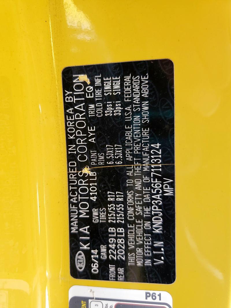 2015 KIA SOUL + KNDJP3A56F7113124
