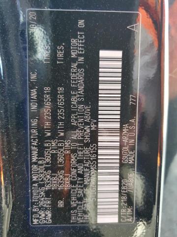 2021 TOYOTA HIGHLANDER #3317743093