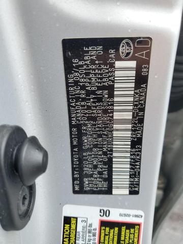 2016 TOYOTA COROLLA L - 2T1BURHE0GC741816