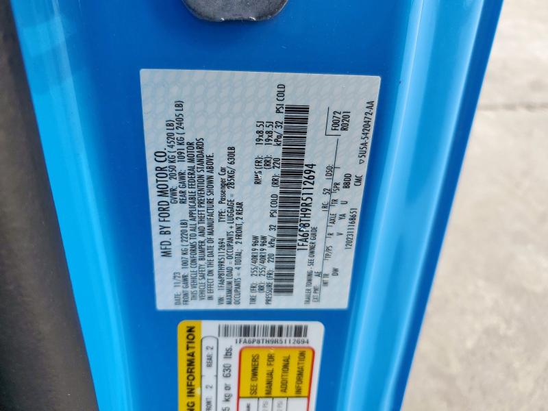 2024 FORD MUSTANG - 1FA6P8TH9R5112694