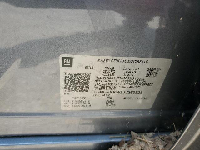 2018 CHEVROLET TRAVERSE P 1GNERKKW1JJ263321