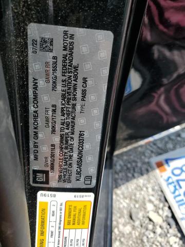 2022 CHEVROLET SPARK LS KL8CA6SA0NC033761