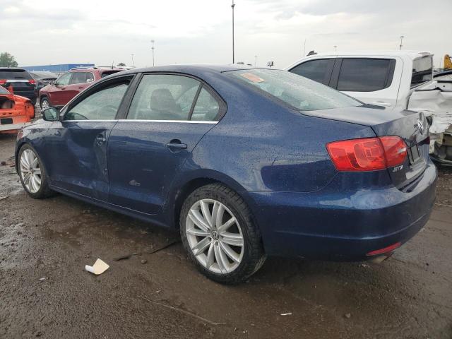 VOLKSWAGEN JETTA SE 2013 blue sedan 4d gas 3VWDX7AJ3DM443241 photo #3