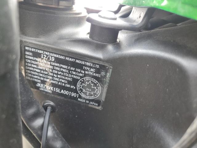 2020 KAWASAKI ZX1002 K JKBZXVK15LA001901
