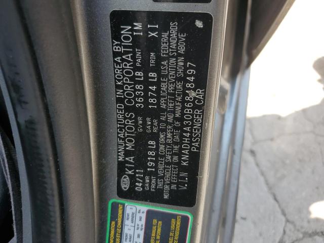 2011 KIA RIO BASE #3296259436