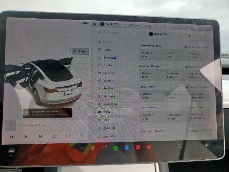 2019 TESLA MODEL 3 5YJ3E1EB7KF448318