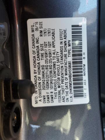 2016 HONDA CR-V SE - 2HKRM3H48GH558681