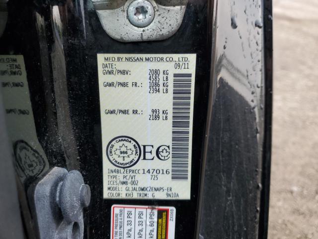 2012 NISSAN ALTIMA SR - 1N4BL2EPXCC147016