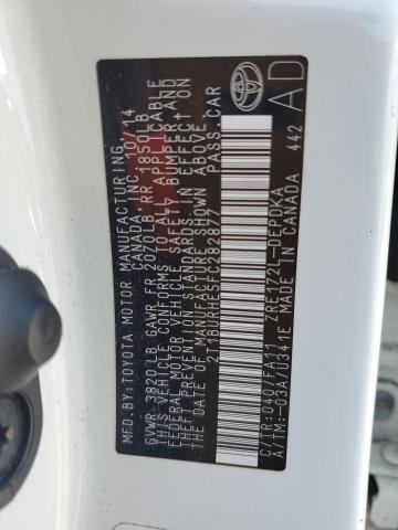 2015 TOYOTA COROLLA L - 2T1BURHE5FC282877