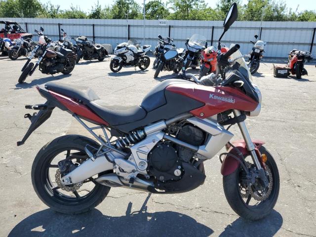 KAWASAKI VERSYS 650 2011 red racer gas JKALEEC1XBDA01343 photo #1