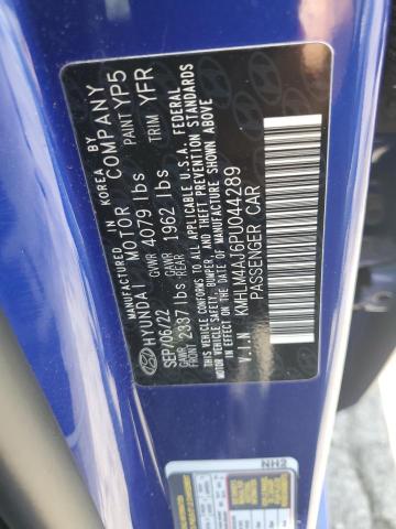2023 HYUNDAI ELANTRA BL KMHLM4AJ6PU044289