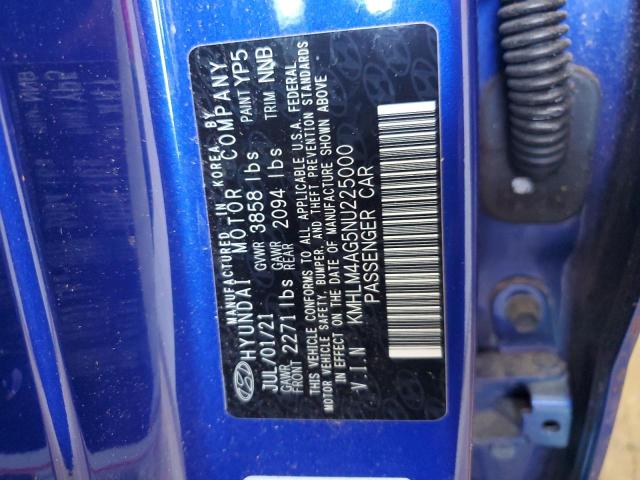 2022 HYUNDAI ELANTRA SE - KMHLM4AG5NU225000