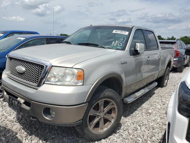 FORD F150 SUPER 2006 silver crew pic flexible fuel 1FTPW14V36FA93949 photo #1