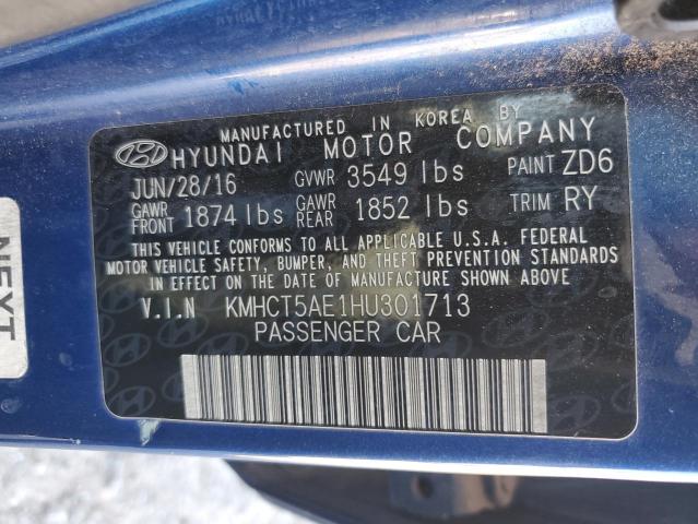 2017 HYUNDAI ACCENT SE - KMHCT5AE1HU301713