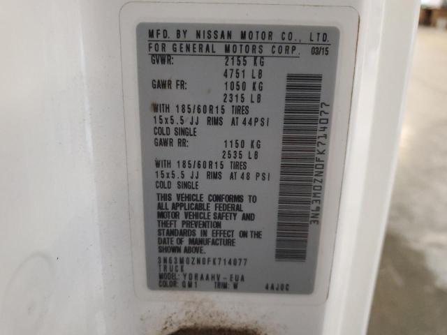 2015 CHEVROLET CITY EXPRE #3292321295