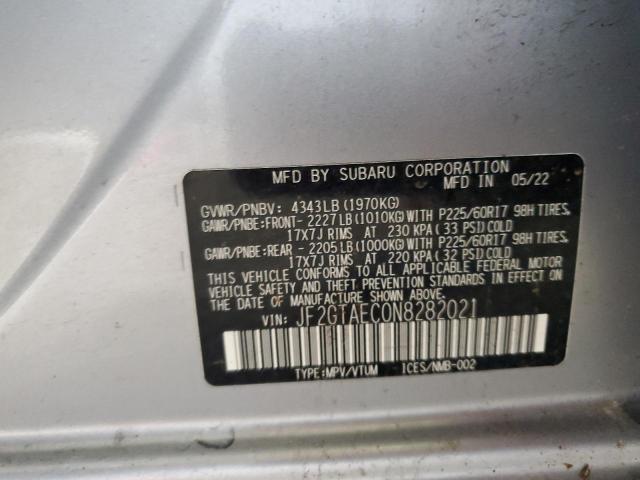 2022 SUBARU CROSSTREK - JF2GTAEC0N8282021