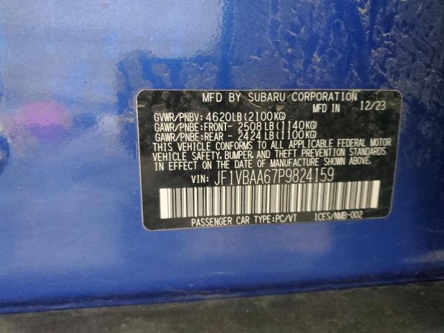 2023 SUBARU WRX - JF1VBAA67P9824159