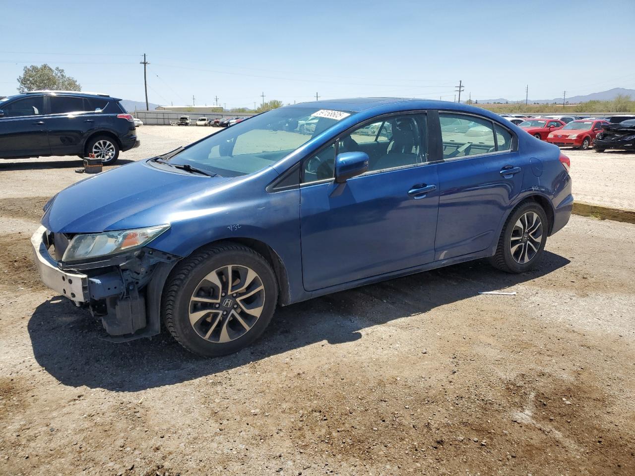 Lot #3311677280 2015 HONDA CIVIC EX
