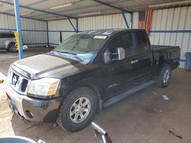 NISSAN TITAN XE 2004 black  gas 1N6AA06A04N549513 photo #1