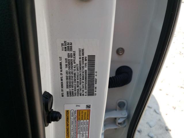 2021 HONDA PILOT SE 5FNYF6H28MB040909