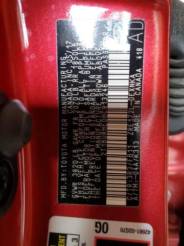 2017 TOYOTA COROLLA L - 2T1BURHE0HC913246