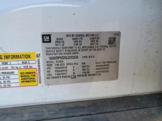 2016 GMC ACADIA SLE - 1GKKRPKD5GJ233338