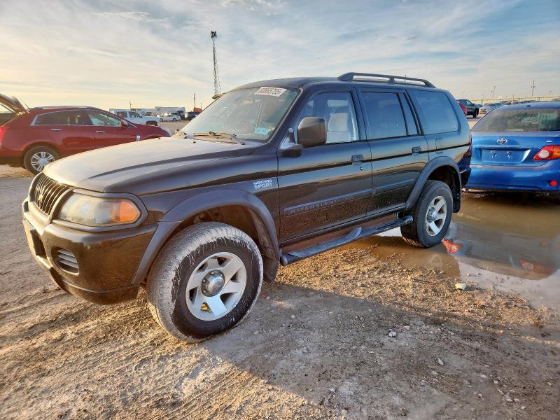 MITSUBISHI MONTERO SP 2003 black 4dr spor gas JA4LS21H93J028802 photo #1