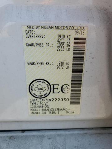 1N4AL3AP7EN222950 2014 NISSAN ALTIMA