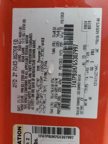 2016 FORD MUSTANG - 1FATP8UH7G5307997