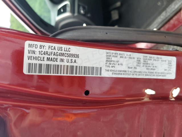 2021 JEEP GRAND CHER 1C4RJFAG4MC509936
