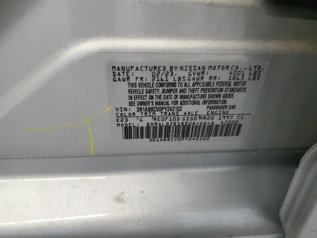 2023 NISSAN SENTRA SV 3N1AB8CV0PY242102