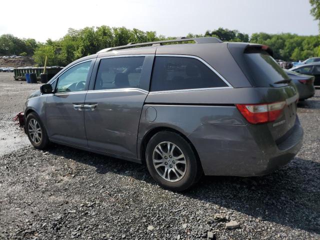 HONDA ODYSSEY EX 2011 gray  gas 5FNRL5H6XBB083493 photo #3